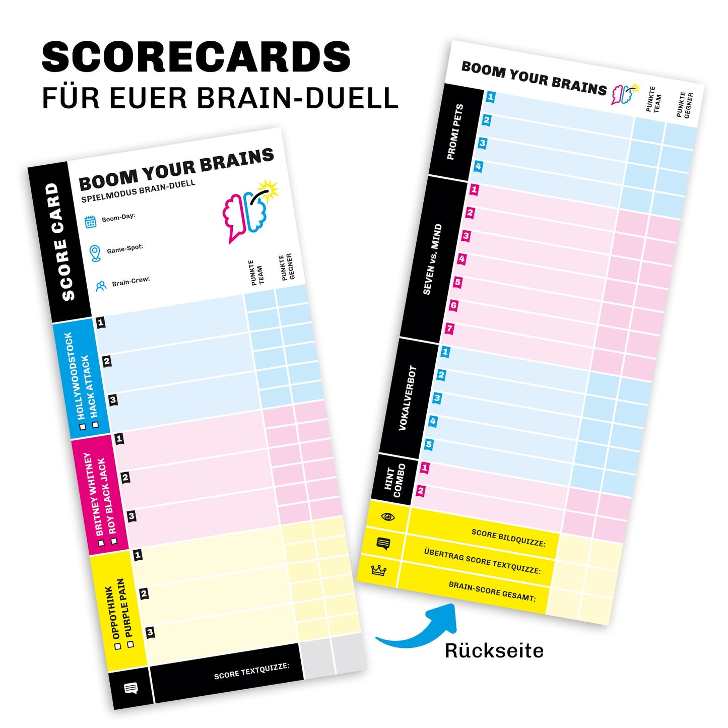 Scorecard-Set